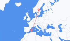 Vluchten van Algiers, Algerije naar Örebro, Zweden