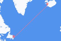 出发地 加拿大出发地 聖約翰目的地 冰岛雷克雅未克的航班