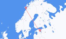 Vluchten van Bodø naar Tartu