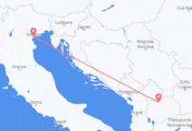 Vluchten van Venetië naar Skopje