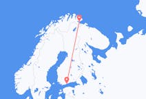 Vluchten van Vadsø naar Helsinki