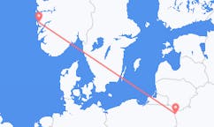 Flights from Grodno, Belarus to Bergen, Norway