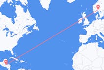 Flights from San Pedro Sula, Honduras to Oslo, Norway