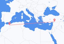 Flyreiser fra Oujda, Marokko til Gaziantep, Tyrkia