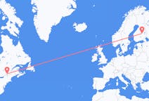 Flights from Montreal to Kuopio