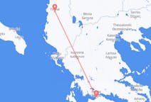 Flyrejser fra Tirana, Albanien til Patras, Grækenland
