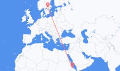Flyrejser fra Asmara, Eritrea til Örebro, Sverige