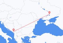 Loty z Podgorica, Czarnogóra do Zaporoże, Ukraina