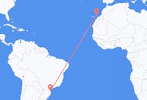 Flyreiser fra Joinville, Brasil til Lanzarote, Spania
