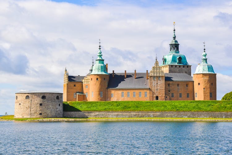 Photo of historic Kalmar slott (Kalmar Castle), Sweden.