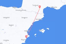 Flyrejser fra Alicante, Spanien til Carcassonne, Frankrig