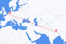 Flyreiser fra Katmandu, til Köln