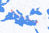 Flyreiser fra Damaskus, Syria til Nice, Frankrike