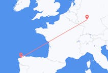 Flyrejser fra A Coruña, Spanien til Frankfurt, Tyskland