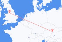 Flyrejser fra Manchester, England til Bratislava, Slovakiet