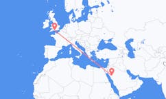 Flights from Al-`Ula, Saudi Arabia to Bournemouth, England