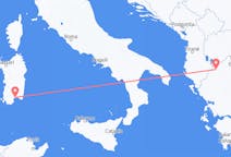 Vols depuis la ville de Kastoria vers la ville de Cagliari