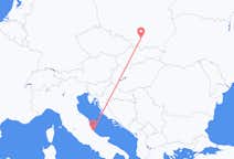 Flights from Pescara to Krakow