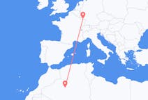 Flyreiser fra Timimoun, Algerie til Saarbrücken, Tyskland