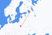 Flights from Petrozavodsk, Russia to Lublin, Poland