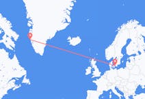出发地 格陵兰出发地 瑪尼特索克目的地 丹麦哥本哈根的航班