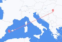 Vluchten van Timișoara naar Ibiza