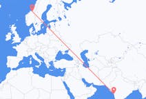 Flyreiser fra Mumbai, India til Trondheim, Norge