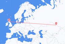 Vols de Pavlodar, le Kazakhstan pour Glasgow, Écosse