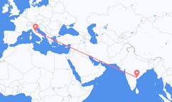 Flights from Vijayawada, India to Perugia, Italy