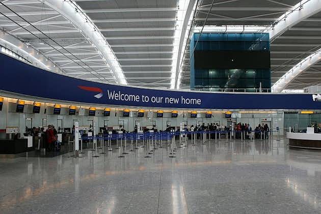 Heathrow flygplats privata överföringar till/från London (postnummer W1 till W7)
