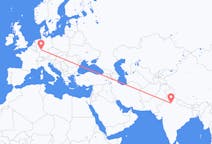 Flyg från Nya Delhi, Indien till Frankfurt, Tyskland