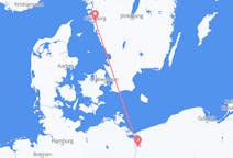 Flyrejser fra Göteborg, Sverige til Stettin, Polen