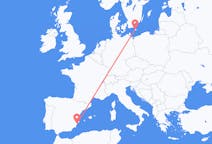 Flights from Bornholm, Denmark to Alicante, Spain