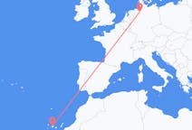 Vluchten van Bremen, Duitsland naar Tenerife, Spanje