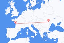 Flights from La Rochelle in France to Iași in Romania