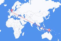 Flyrejser fra Bamaga, Australien til Amsterdam, Holland