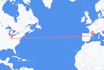 Flights from Cincinnati, the United States to Barcelona, Spain