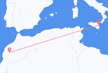 Flights from Marrakesh, Morocco to Catania, Italy