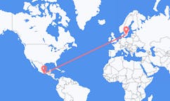 Flyg från Puerto Escondido, Oaxaca, Mexiko till Växjö, Sverige