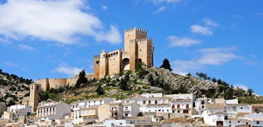 Photo of the castle (castillo de los Fajardo) and town, Velez Blanco, Almeria Province, Andalucia, Spain.