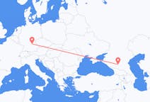 Flyreiser fra Mineralnye Vody, Russland til Nürnberg, Tyskland