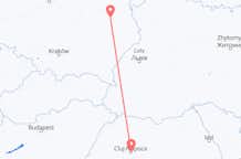 Vluchten van Lublin naar Cluj Napoca