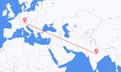Flights from Jabalpur, India to Innsbruck, Austria