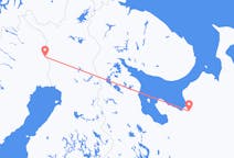 Fly fra Arkhangelsk til Pajala