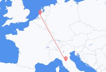 Flüge von Rotterdam, die Niederlande nach Florenz, Italien