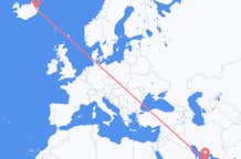 Flights from Abu Dhabi to Egilsstaðir