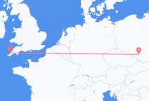 Flights from Newquay, England to Katowice, Poland