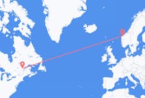 Fly fra Saguenay til Ålesund