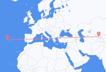 Flights from Tashkent to Terceira