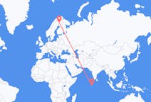 Flights from Gan, Maldives to Kittilä, Finland
